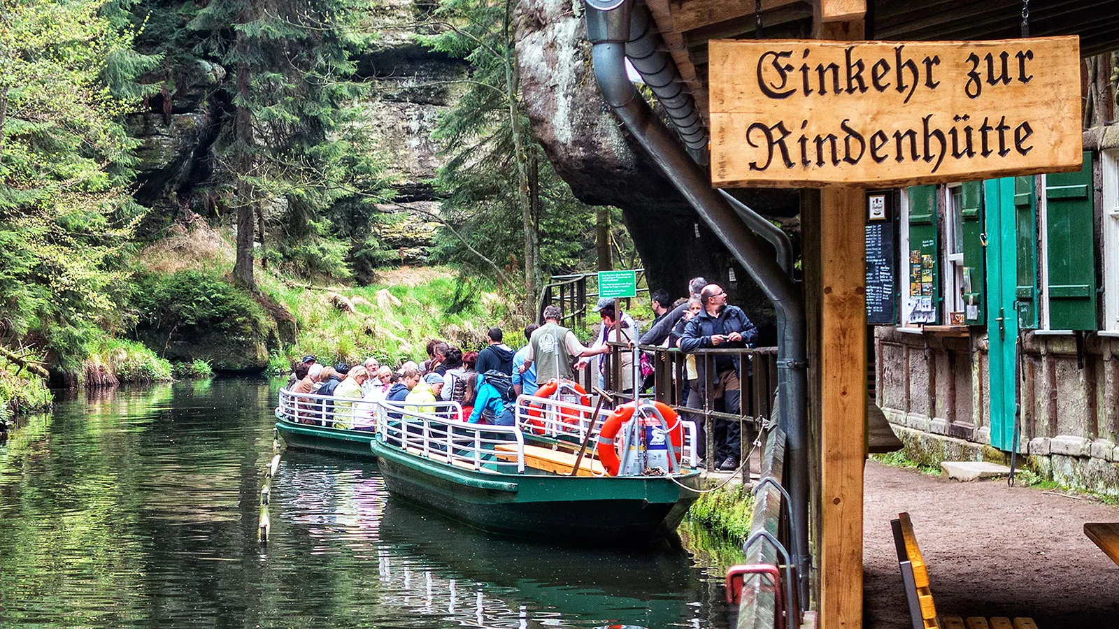 Kahnfahrt Obere Schleuse