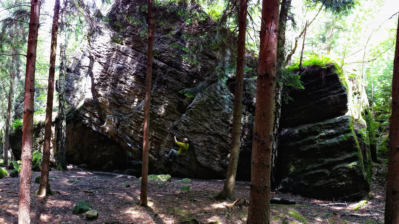 Bouldern im Elbsandsteingebirge