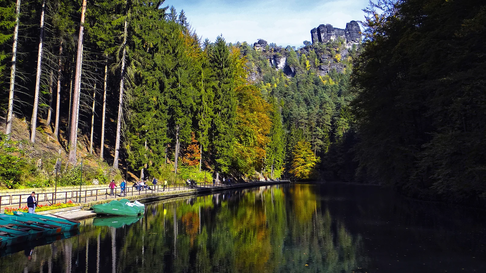 Amselsee Bootsfahrt