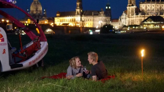 Candle Light Rikschafahrt durch Dresden