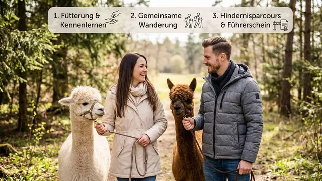 Alpaka Wanderung für Zwei bei Hohenstein-Ernstthal