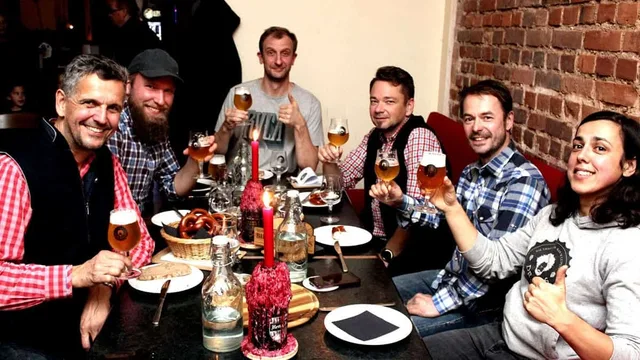 Biertasting in Leipzig