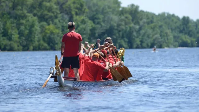 Drachenboot Tour durch Leipzig - kurze Tour