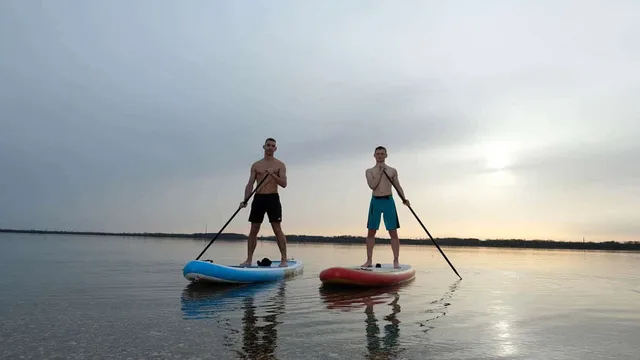 SUP Sonnenuntergangstour am Cospudener See