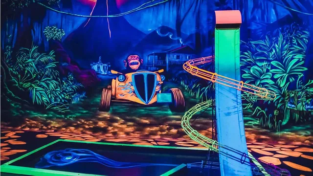 Kindergeburtstag 3D Minigolf in Dresden