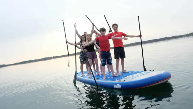Mega SUP Gruppenverleih am Cospudener See