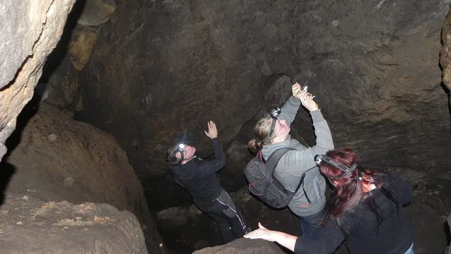 Höhlenklettern in der Sächsischen Schweiz