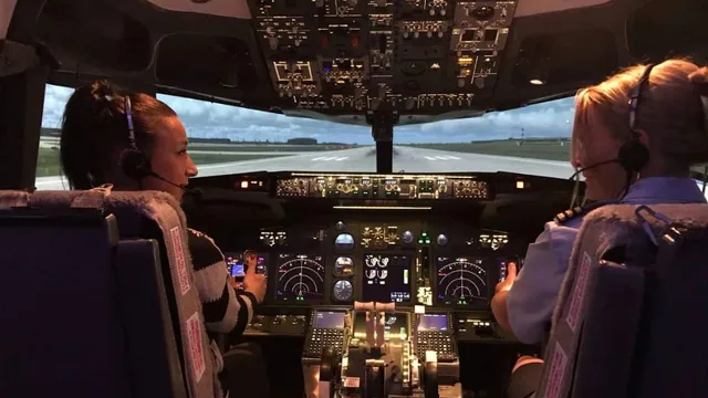 Flugsimulator Boeing 737 in Leipzig
