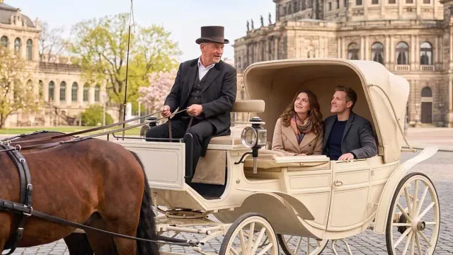 Kutschfahrt durch Dresden