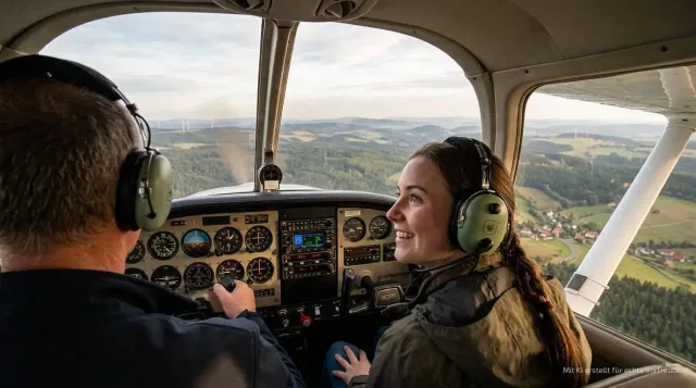 Rundflug von Chemnitz über das Erzgebirge