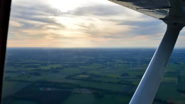 Rundflug von Chemnitz über das Erzgebirge